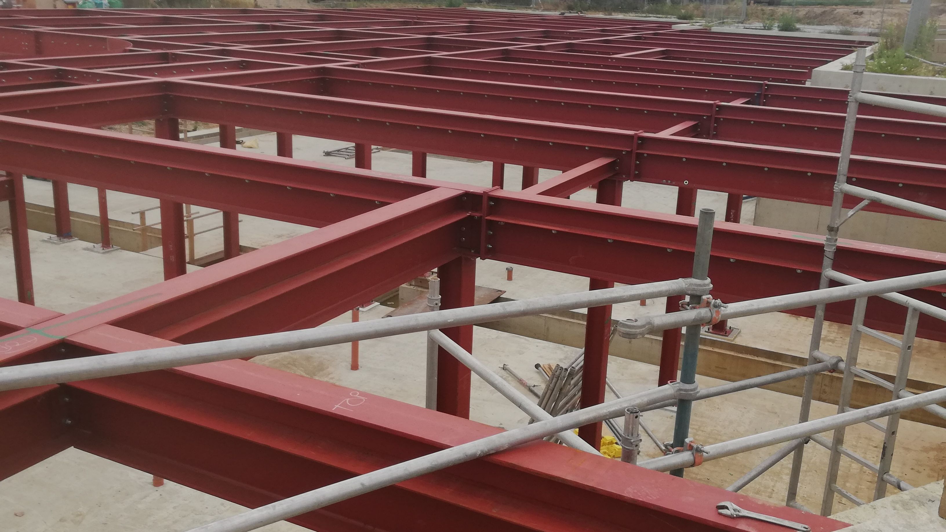 Beam Splicing on Site